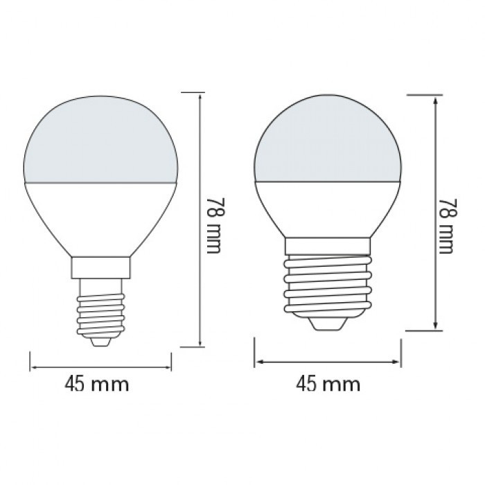 Светодиодная лампа шар 6W 3000K E27 Elite-6 Horoz Electric - фото 2 - id-p659836670