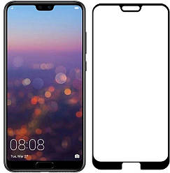 Захисне скло Huawei P20 Pro (на весь екран вигнуте) (Хуавей П20 Р20 Про)