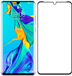 Захисне скло Huawei P30 Pro (на весь екран вигнуте) (Хуавей П30 Р30 Про)