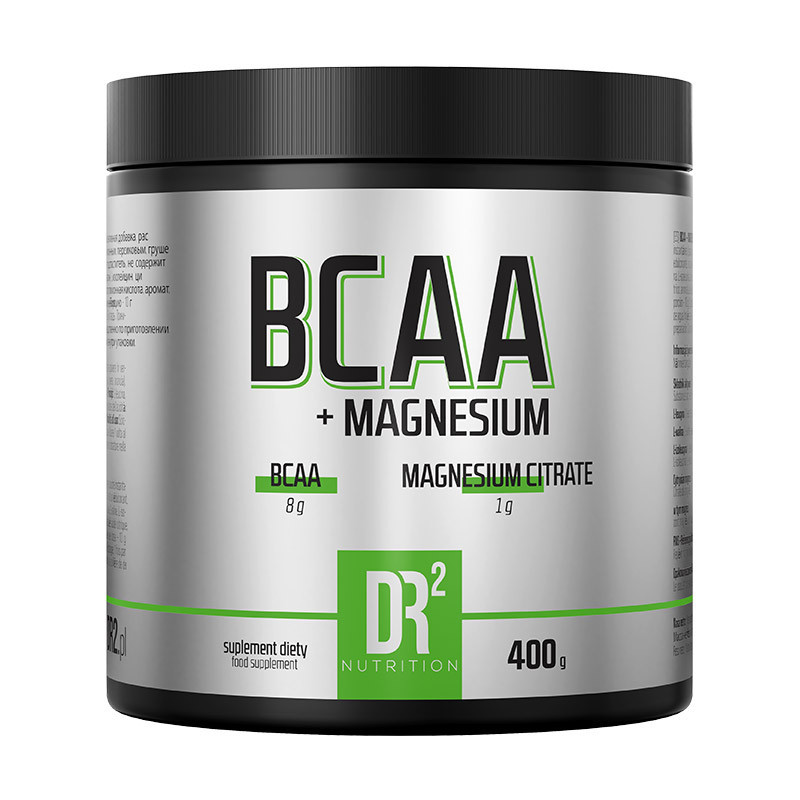 Амінокислоти бця з магнієм Dr2 Nutrition BCAA + Magnesium 400 г