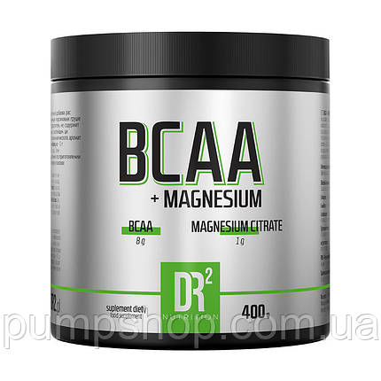 Амінокислоти бця з магнієм Dr2 Nutrition BCAA + Magnesium 400 г, фото 1