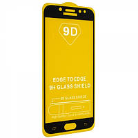 Захисне скло 9D для Samsung J7 2017 J730 Black
