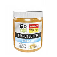 Арахисовая паста Go On Nutrition Peanut butter 500 г хрустящая (уценка)