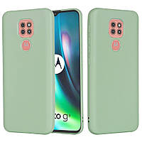 Защитный чехол Deexe Silicone Case для Motorola Moto G9 Play / Moto E7 Plus - Green