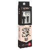 USB кабель Kaku KSC-069 USB - Lightning 1m, металева оплітка - Gold, фото 4