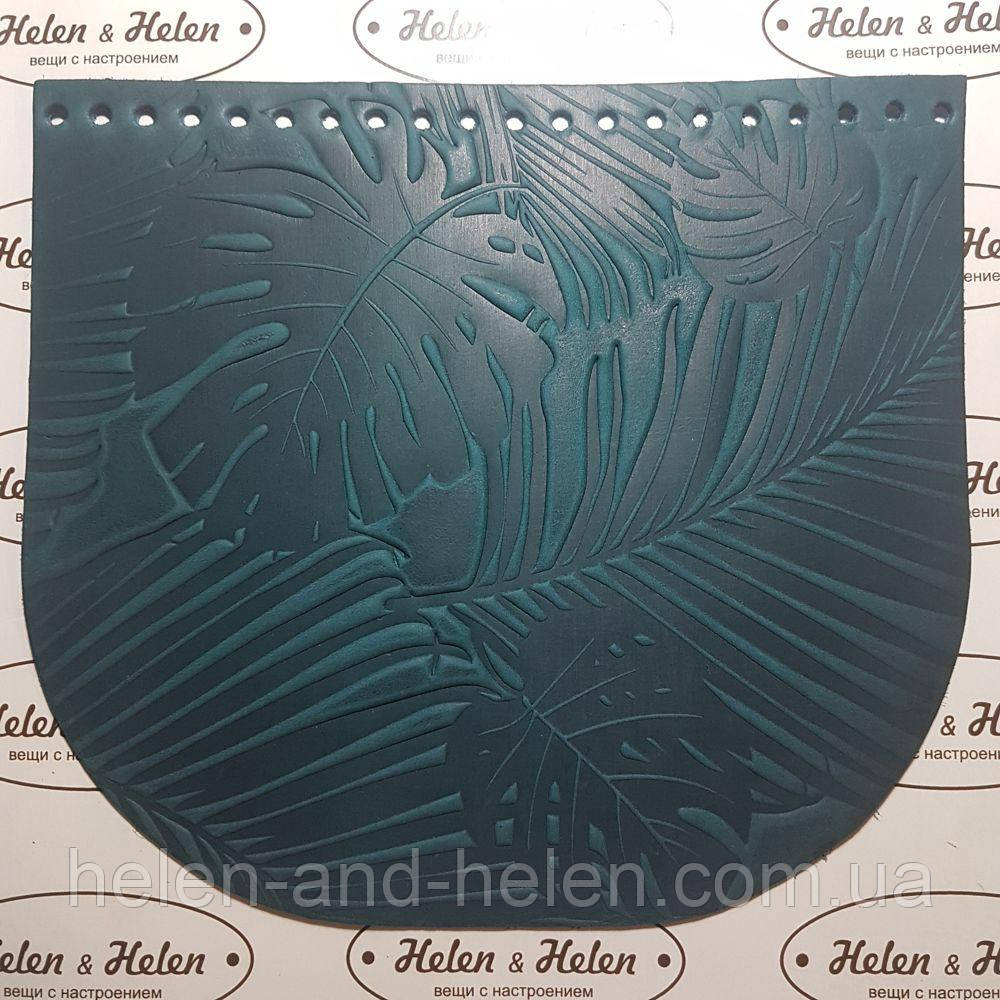 Клапан "Монстера". Колір "Морська хвиля", фото 1