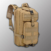 🔥 Тактический рюкзак, военный "Mountain - 25 pack" (койот) на 25 литров, армейский, EDC