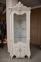 Кутова вітрина біла бароко Савона, фото 2