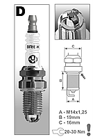 Свечи зажигания Brisk A-Line 4 (L15YCY) 2101-2107 ВАЗ 204