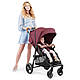 Прогулянкова коляска Kinderkraft Grande 2020 Burgundy, фото 9