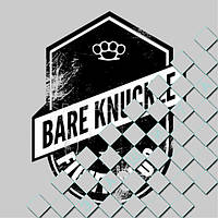 Термонаклейка Bare Knuckle [Свой размер и материалы в ассортименте] Средний, 10