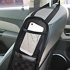 Сумка-органайзер на переднє сидіння автомобіля, автомобільний бічній органайзер, фото 5