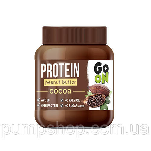 Арахісова паста з протеїном і какао Go On Nutrition Protein Peanut Butter 350 г