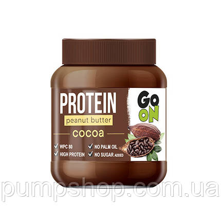 Арахісова паста з протеїном і какао Go On Nutrition Protein Peanut Butter 350 г, фото 2