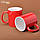 Чашка для сублімації ХАМЕЛЕОН глянцева (червона), фото 2