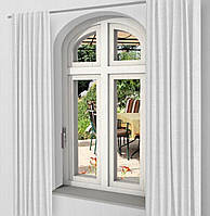 Металопластикове арочне аркове вікно Арка Рехау Rehau