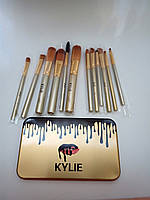 Пензлик для макіяжу Make up brush set Gold