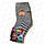 Теплі х/б шкарпетки для хлопчиків Pesail 6030 (всередині махрові). Розмір 23-26. Сірий колір, фото 4