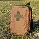 Аптечка Койот ЗСУ стандарт подсумок медицинский СБУ ВСУ НГУ ТРО рыжая песок тактическая армейская военная - фото 2 - id-p742808699