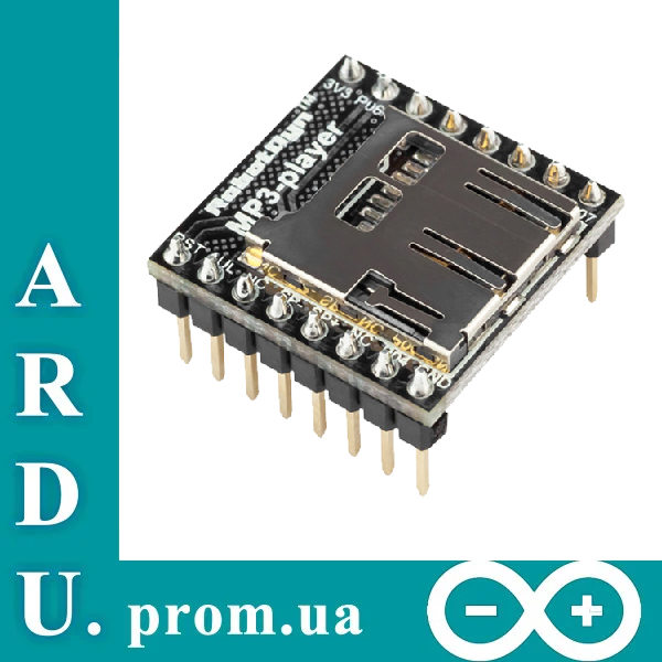 Модуль плеер MP3 DFPlayer mini (micro SD Card, Arduino) [#A-11]