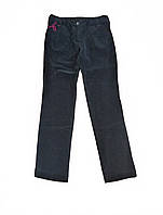 Детские брюки микровельвет для девочки 146 см черные