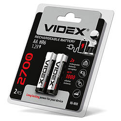 Акумулятори Videx HR6/AA 2700mAh (Ціна вказана за 1 шт,)