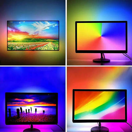 1 метр Інтерактивна підсвітка на 60 світлодіодів/м Ambilight для Android-TV і ПК