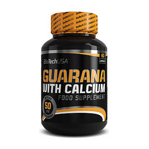 Гуарана з кальцієм BioTech usa Guarana with Calcium 60 caps