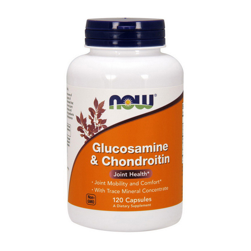 Глюкозамін та Хондроїтин Now Foods Glucosamine & Chondroitin 120 caps