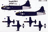 Пластикова модель 1/72 Admiral 7211 американський реактивний винищувач Vought F6U-1 "Pirate" (Early), фото 3