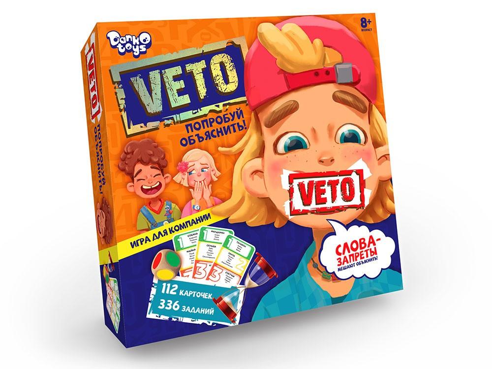 Гра настільна Danko Toys "Veto" (Рус) (VETO-01-01)