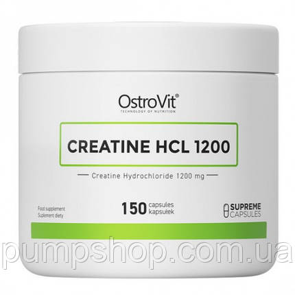 Креатин гідрохлорид OstroVit Creatine HCL 1200 150 капс., фото 2