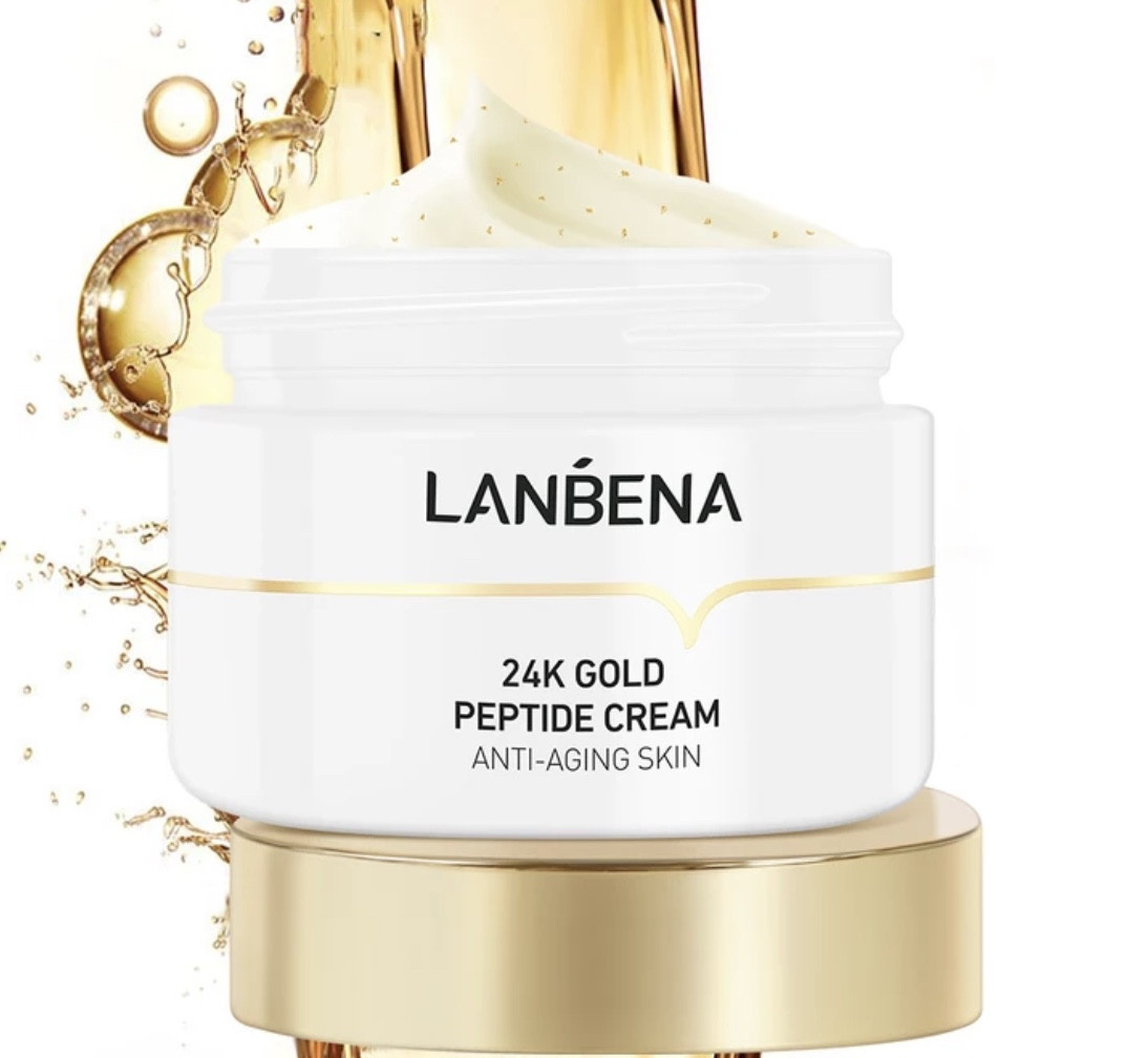Омолоджувальний пептидний крем LANBENA 24K Gold Peptide Cream 50g