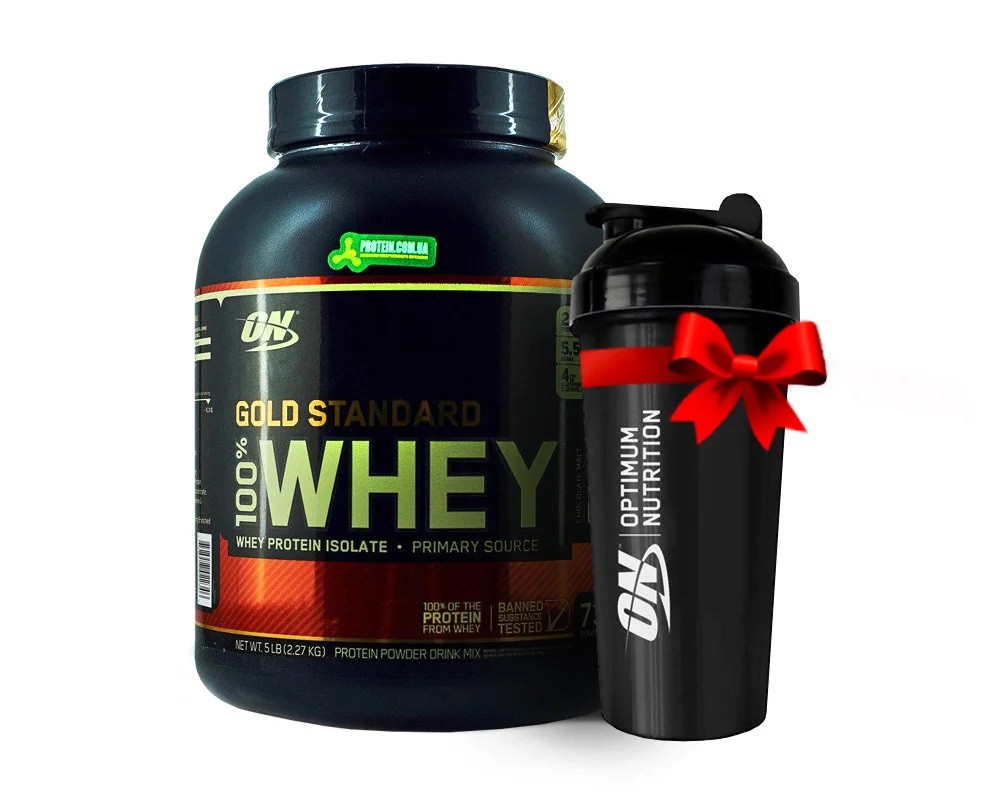 Протеїн Optimum Nutrition Whey Gold Standard 2270 г Delicious strawbery Полуниця