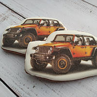 Пряники з машинкою Jeep їстівний друк для хлопчика