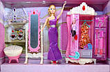 Меблі для Барбі шафа. столик, дзеркало в коробці, фото 3