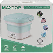 Пральна машина силіконова складна Maxtop 7399, рожева, фото 6