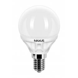 LED лампа E14 Maxus G45 5w (450lm) 4100К 220v  CR