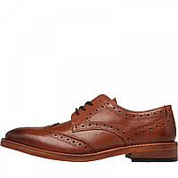 Туфлі Onfire Leather Goodyear Welted Leather Sole Brogues Tan Dark Tan, оригінал. Доставка від 14 днів