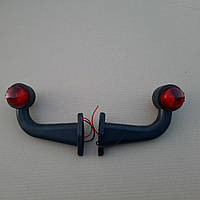 Ліхтар габаритний правий+лівий, ріжок зігнутий під лампу 18см