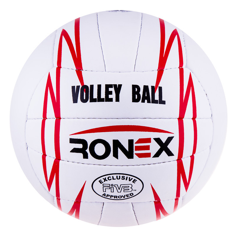 М'яч волейбольний Ronex Orignal Grippy біло-червоний