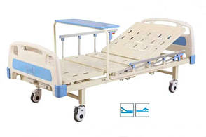 Ліжко лікарняне з ручним приводом М206 4-секційне