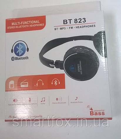 Блютус наушники BT-823 (Блютус-МР3-FM), фото 2