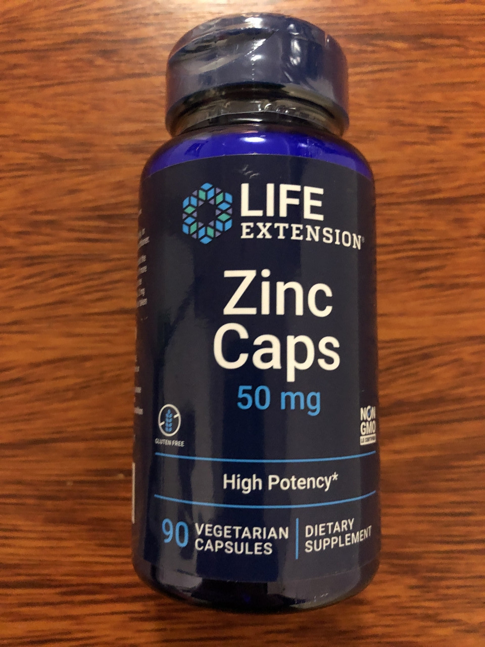 Цинк, оптицинк, Life Extension, Zinc, 50 mg, 90 caps, фото 1