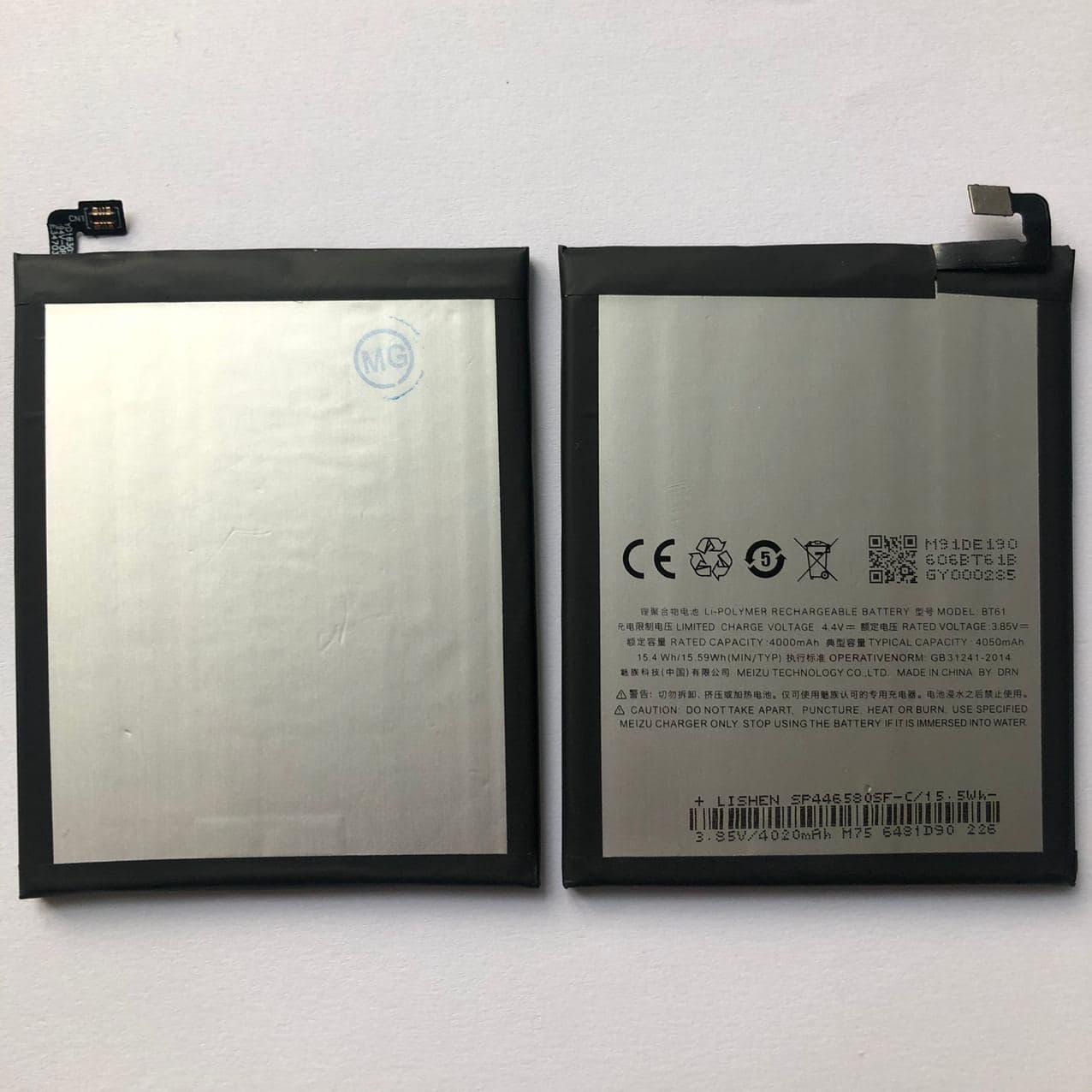 Акумулятор BT61 (Li-ion 3.85V 4000 mAh) для мобільного телефона Meizu M3 Note L681H, фото 1