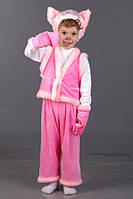 Карнавальный костюм Поросеночек для мальчика, Поросенок, Свинка велюровый 122