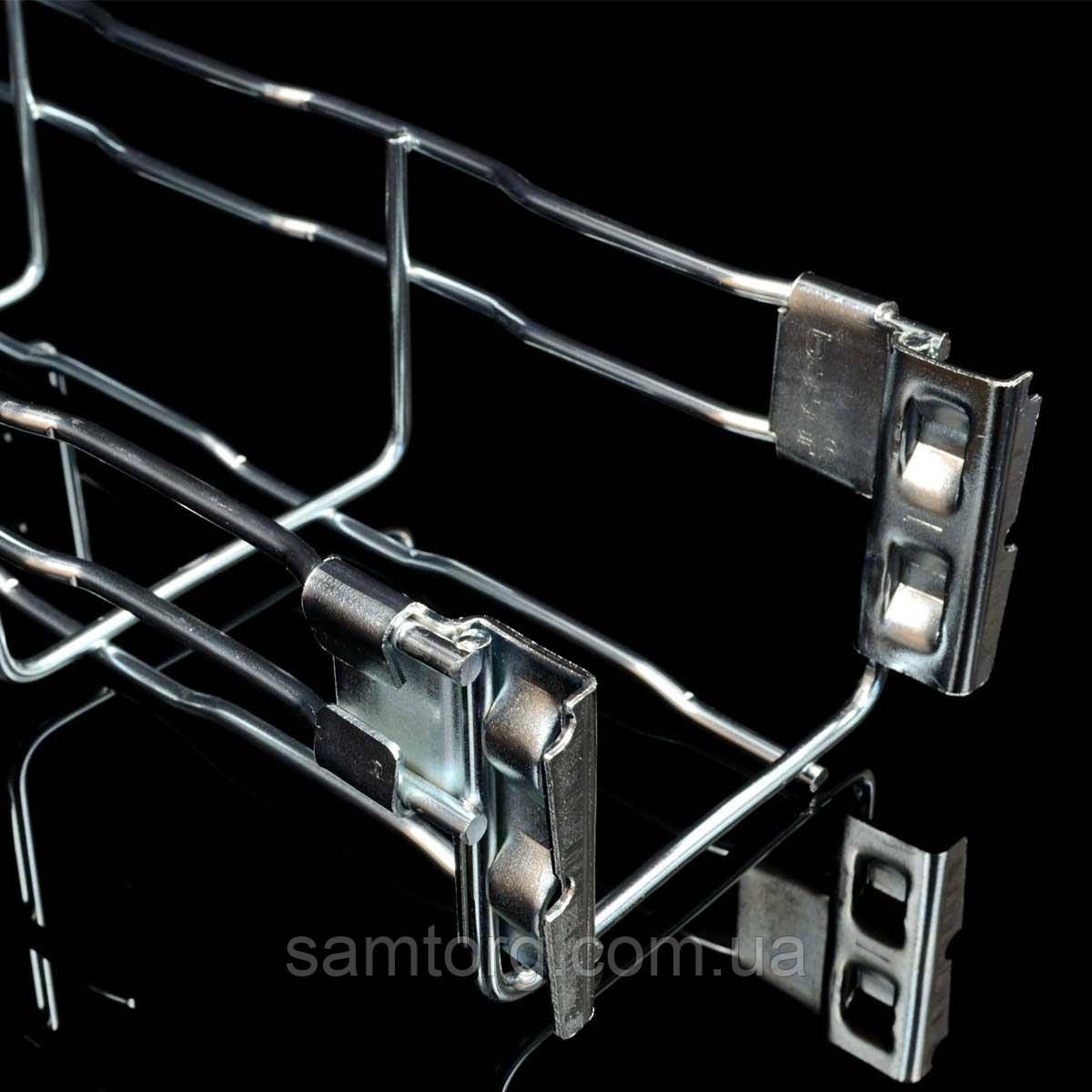 DZI 110X300_BZNCR Дротяний лоток з інтегрованим з'єднанням, фото 1