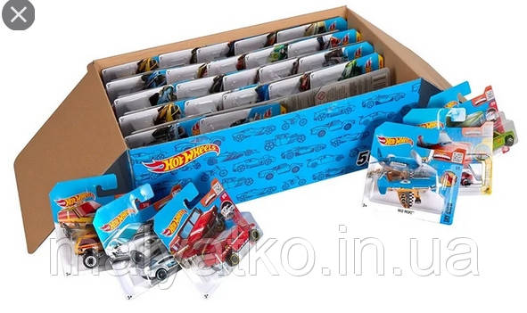 Набір машинок Hot Wheels 50 штук в упаковці 2018 Car 50-Pack, фото 1