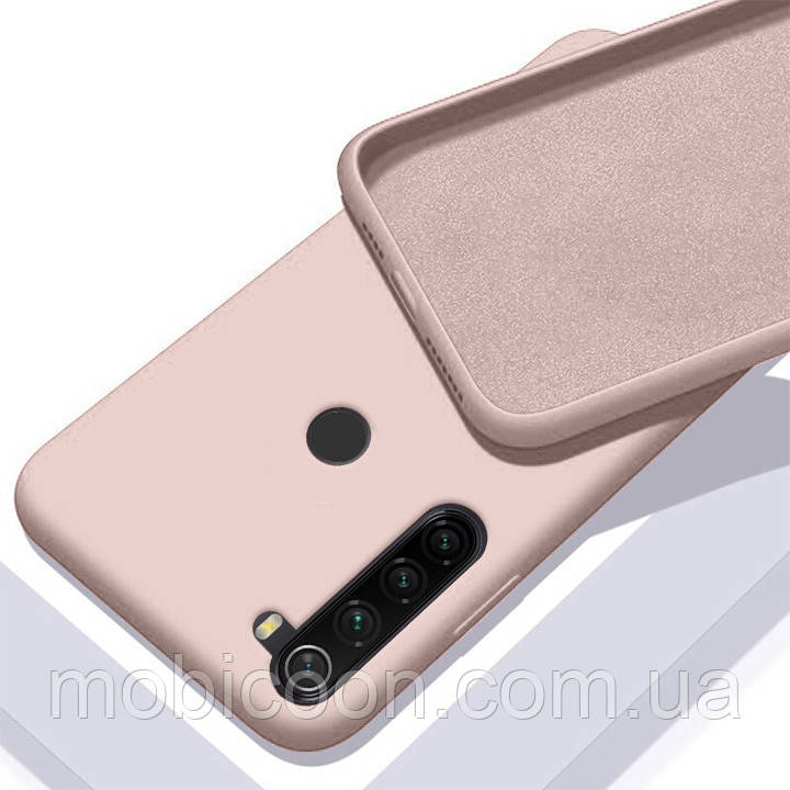 Чохол Silicone Case Full для Xiaomi Redmi Note 8T Pink Sand