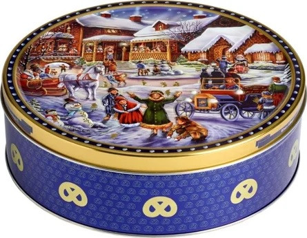 Печиво вершкове Jacobsens Winter Village в ж/б 400 г Данія